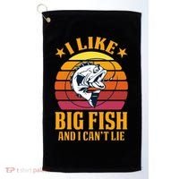 I Like Big Fish And I Cannot Lie Golf Towel thumb 0