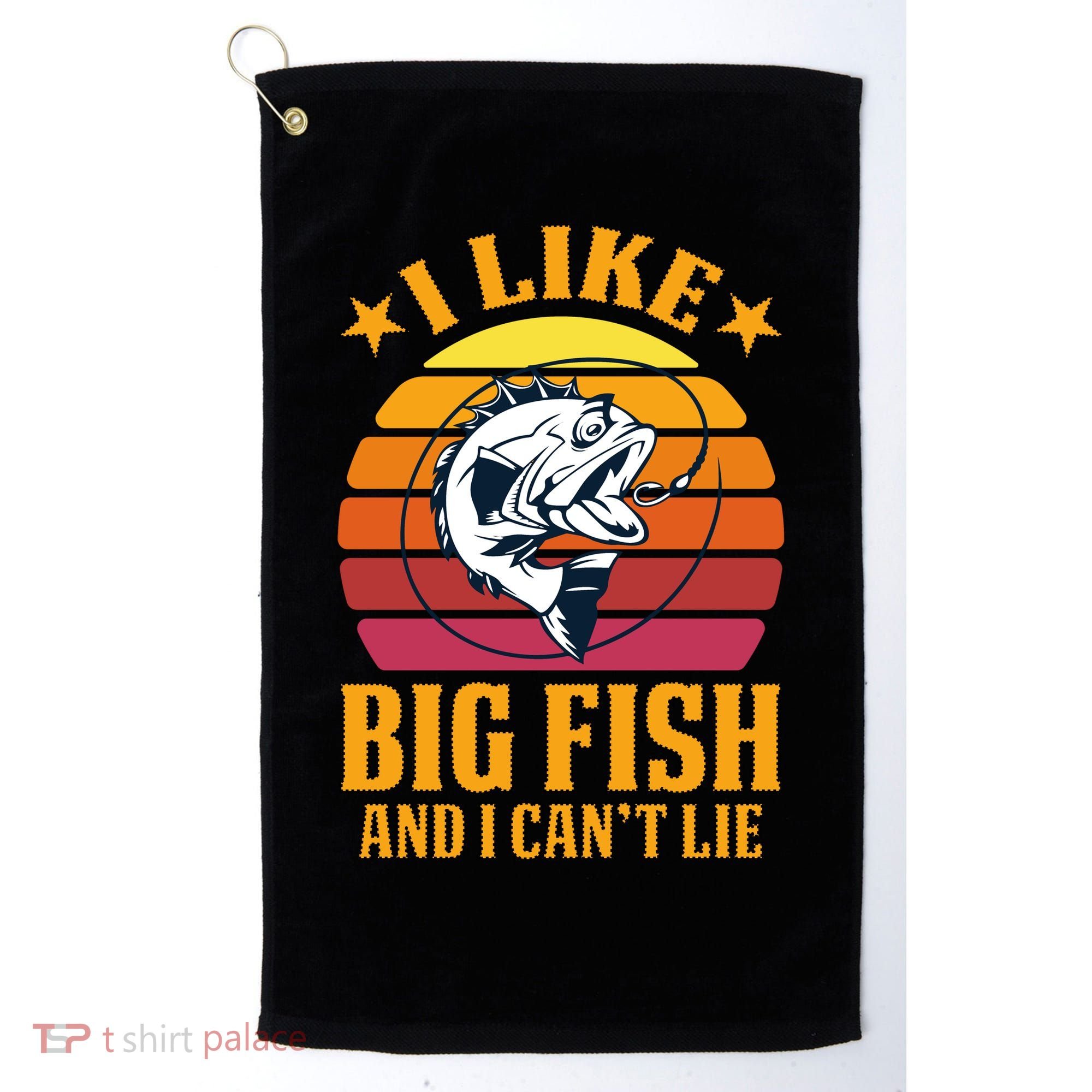 I Like Big Fish And I Cannot Lie Golf Towel