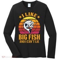 I Like Big Fish And I Cannot Lie Women's Long Sleeve Shirt thumb 0