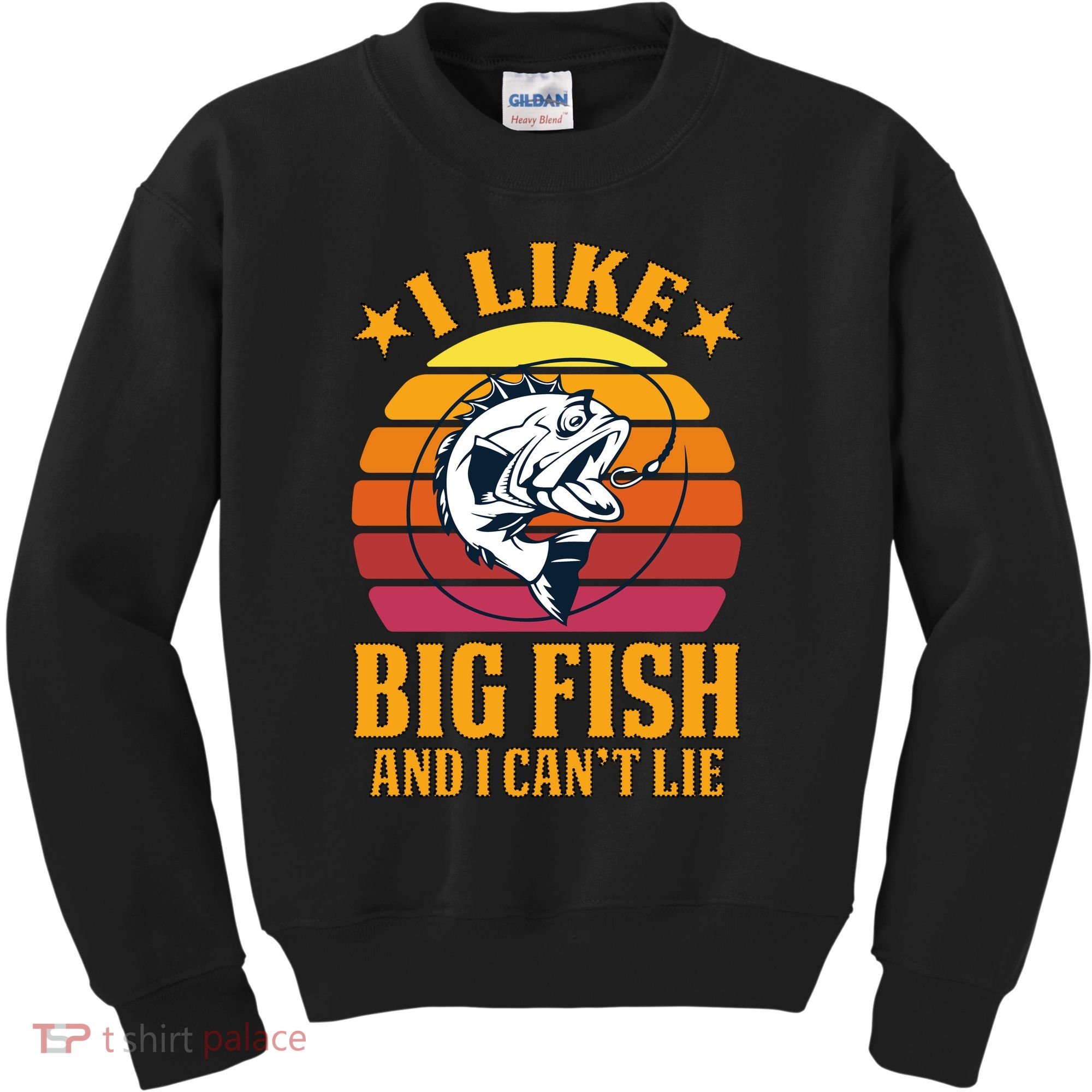 I Like Big Fish And I Cannot Lie Kids Sweatshirt