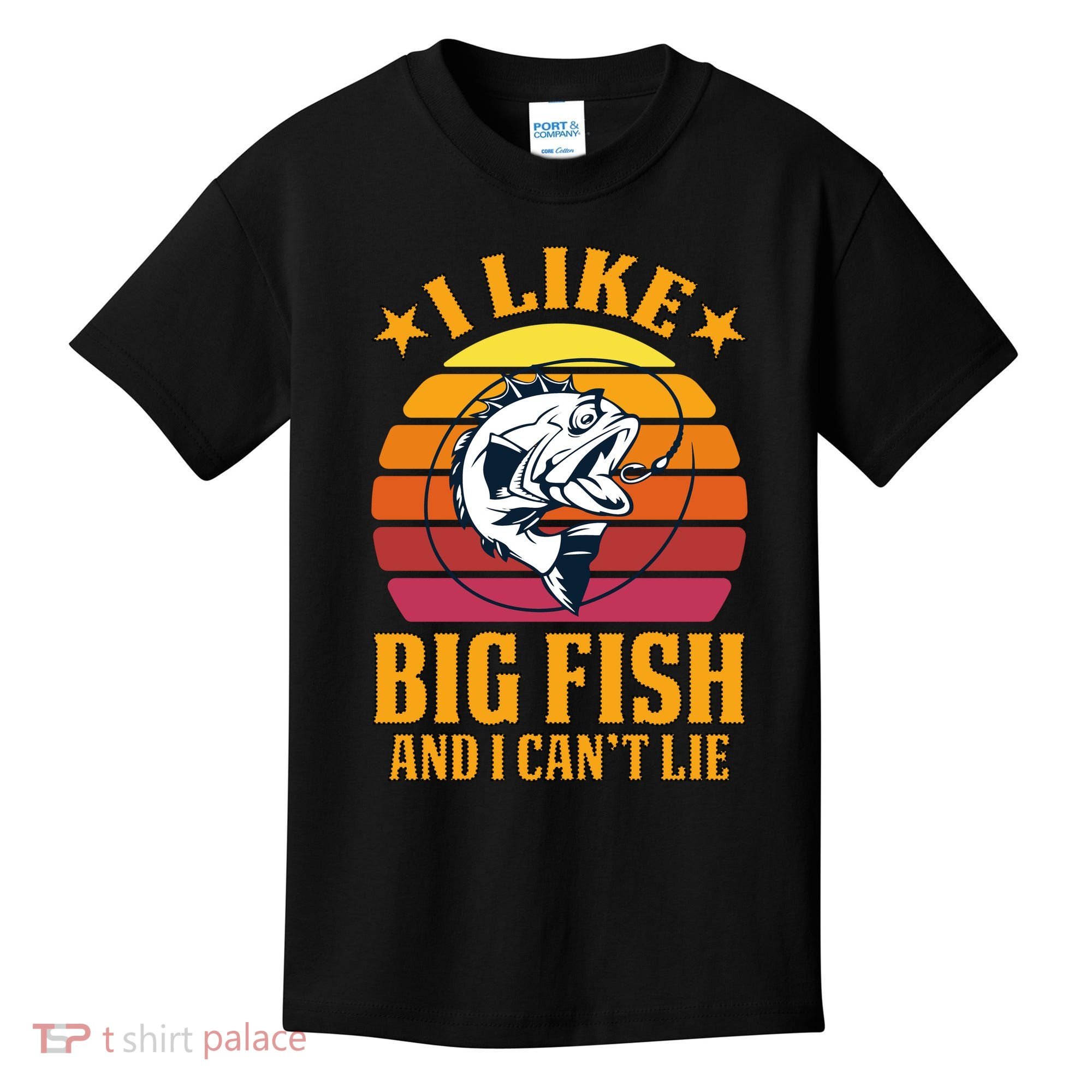 I Like Big Fish And I Cannot Lie Kids T-Shirt