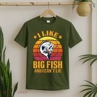 I Like Big Fish And I Cannot Lie T-Shirt thumb 2