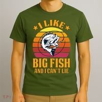 I Like Big Fish And I Cannot Lie T-Shirt thumb 3