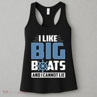I Like Big Boats And I Cannot Lie Women's Tank Top thumb 3