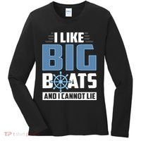 I Like Big Boats And I Cannot Lie Women's Long Sleeve Shirt thumb 0