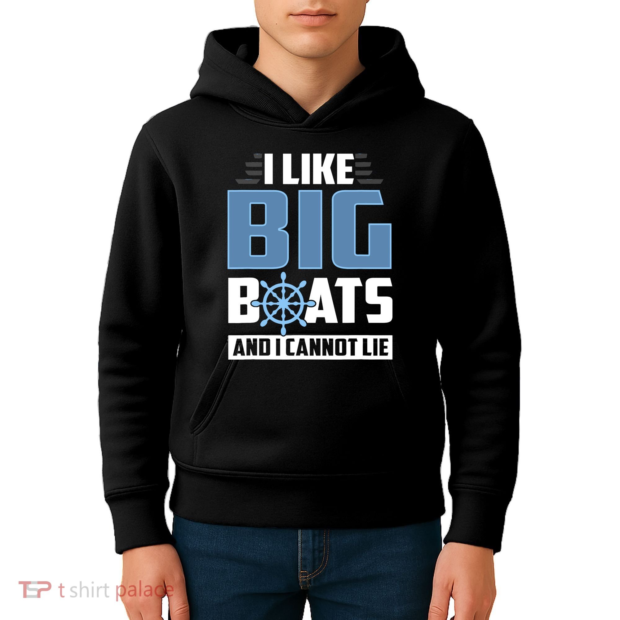 I Like Big Boats And I Cannot Lie Kids Hoodie