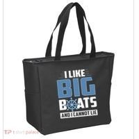 I Like Big Boats And I Cannot Lie Tote Bag thumb 2