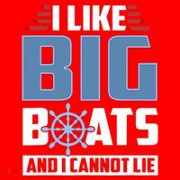 I Like Big Boats And I Cannot Lie Santa Hat thumb 1