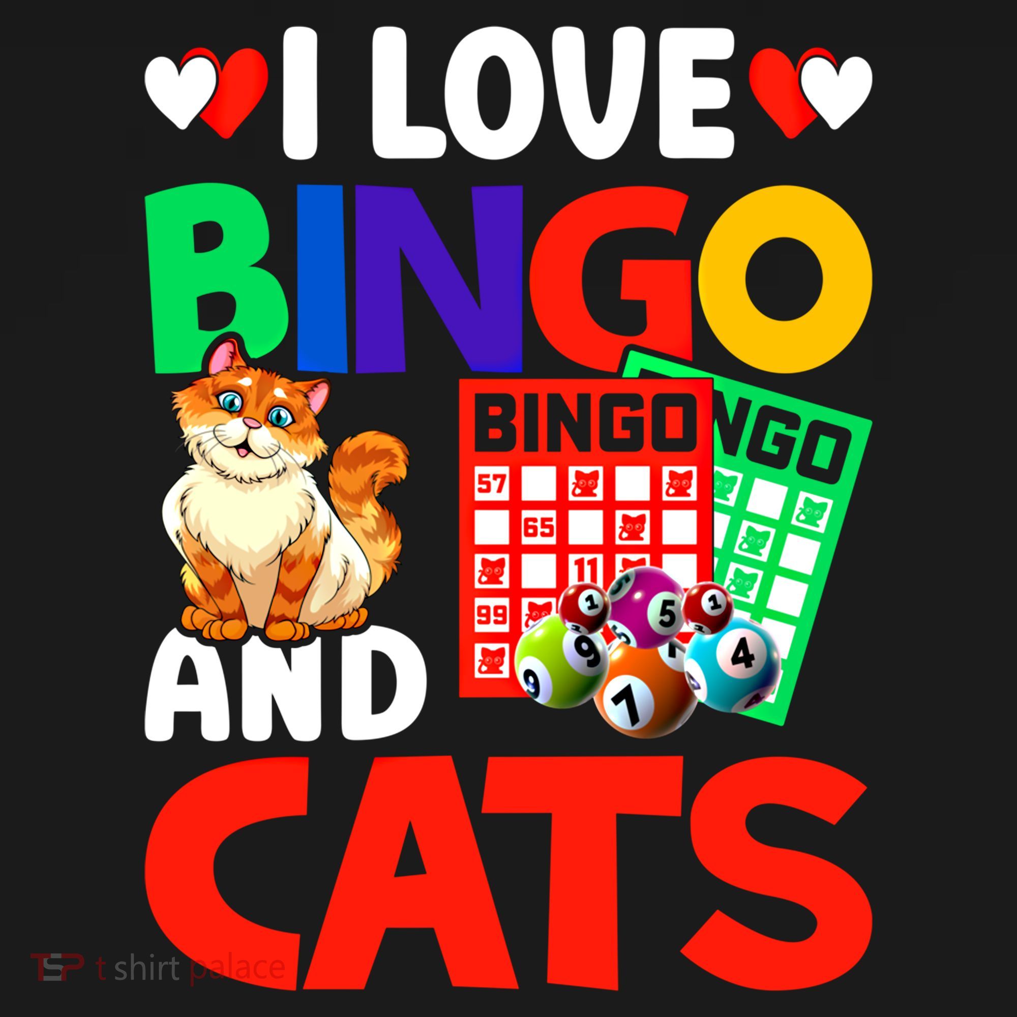I Love Bingo And Cats Bingo Caller Humor Lottery Lucky Great Gift Ornament