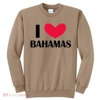 I Love Bahamas Funny Red Heart Love Bahamas Sweatshirt thumb 0