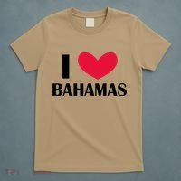 I Love Bahamas Funny Red Heart Love Bahamas T-Shirt thumb 5