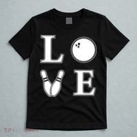 I Love Bowling Life Love To Bowl Bowling Lover Cool Gift T-Shirt thumb 5