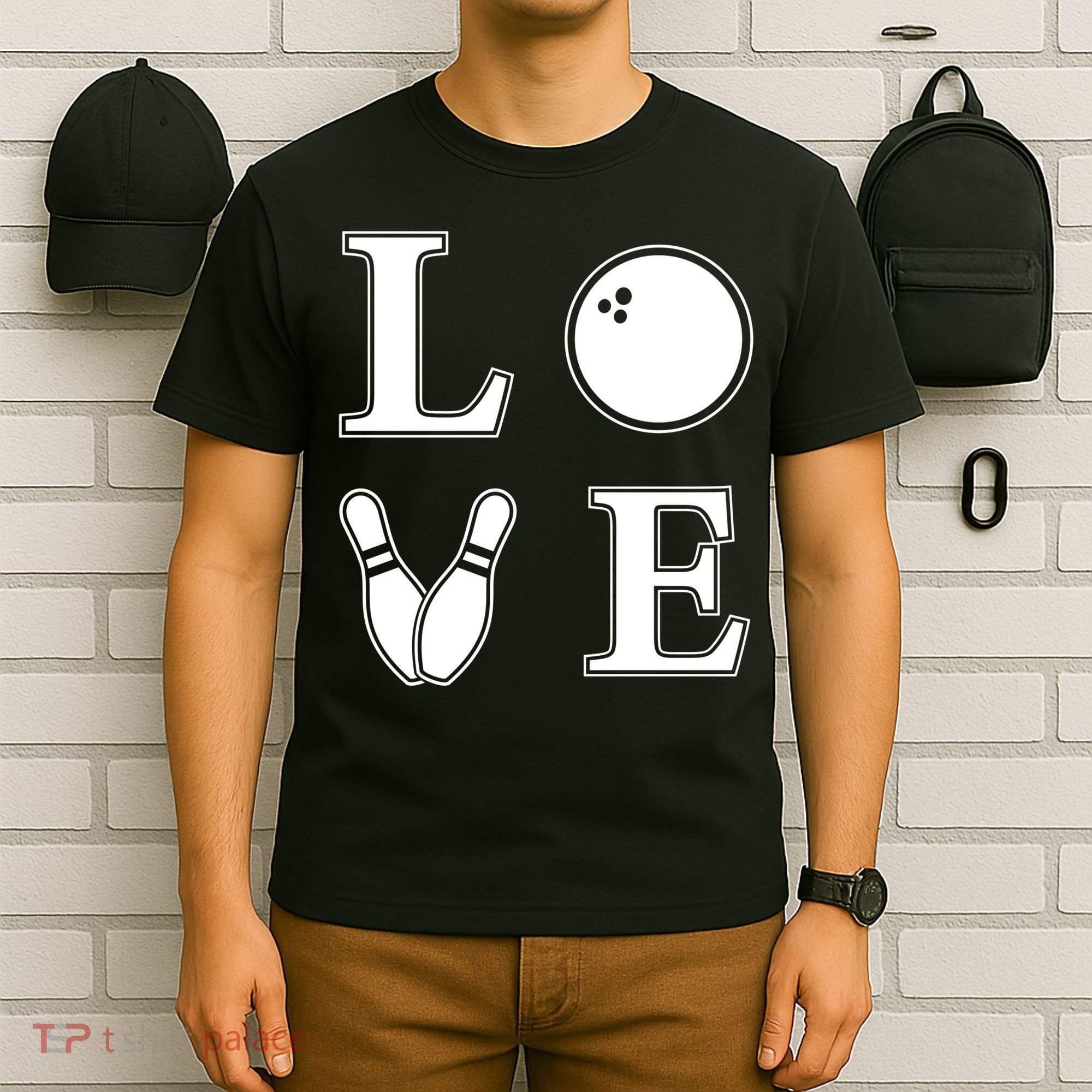 I Love Bowling Life Love To Bowl Bowling Lover Cool Gift T-Shirt