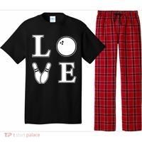 I Love Bowling Life Love To Bowl Bowling Lover Cool Gift Pajama Set thumb 0