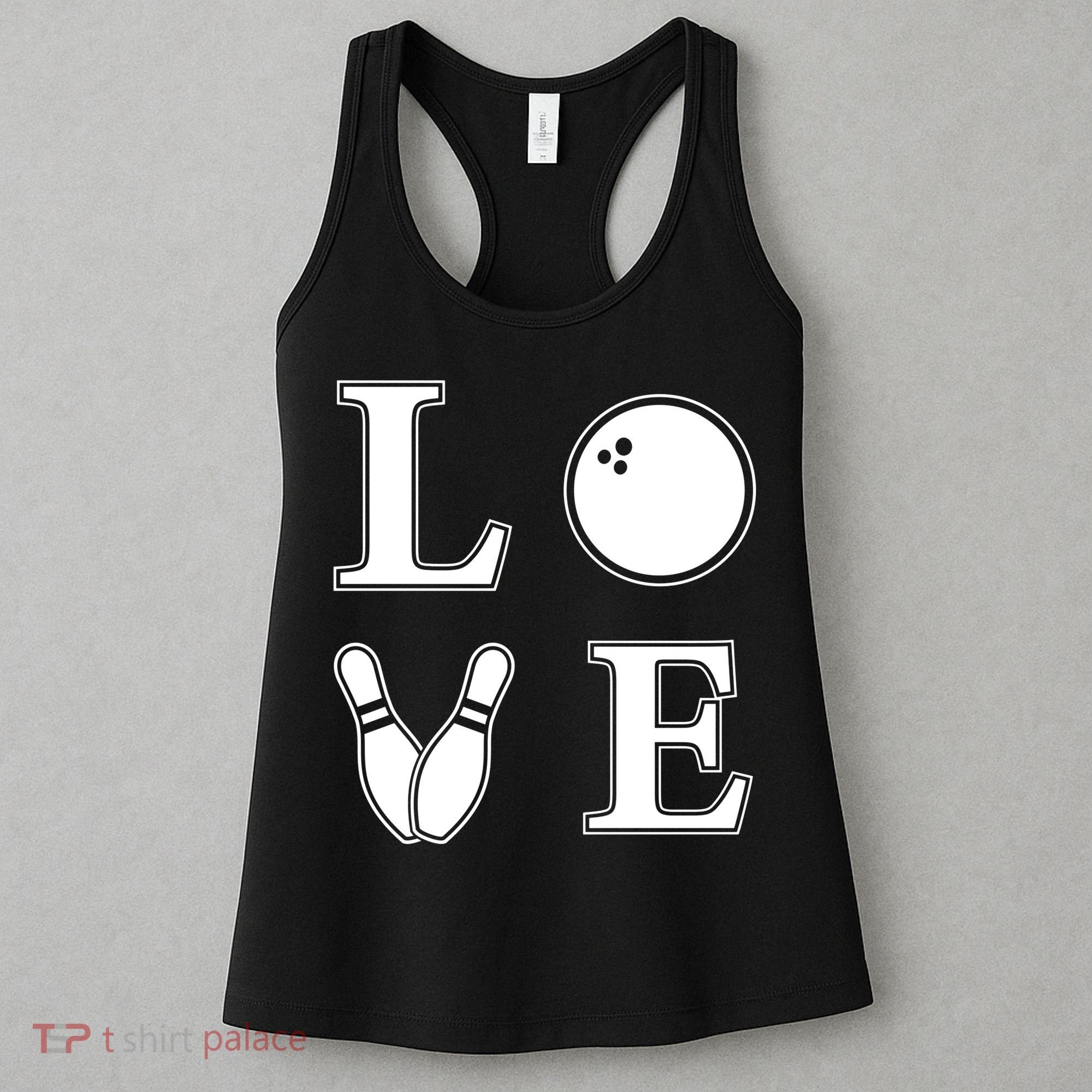 I Love Bowling Life Love To Bowl Bowling Lover Cool Gift Women's Tank Top