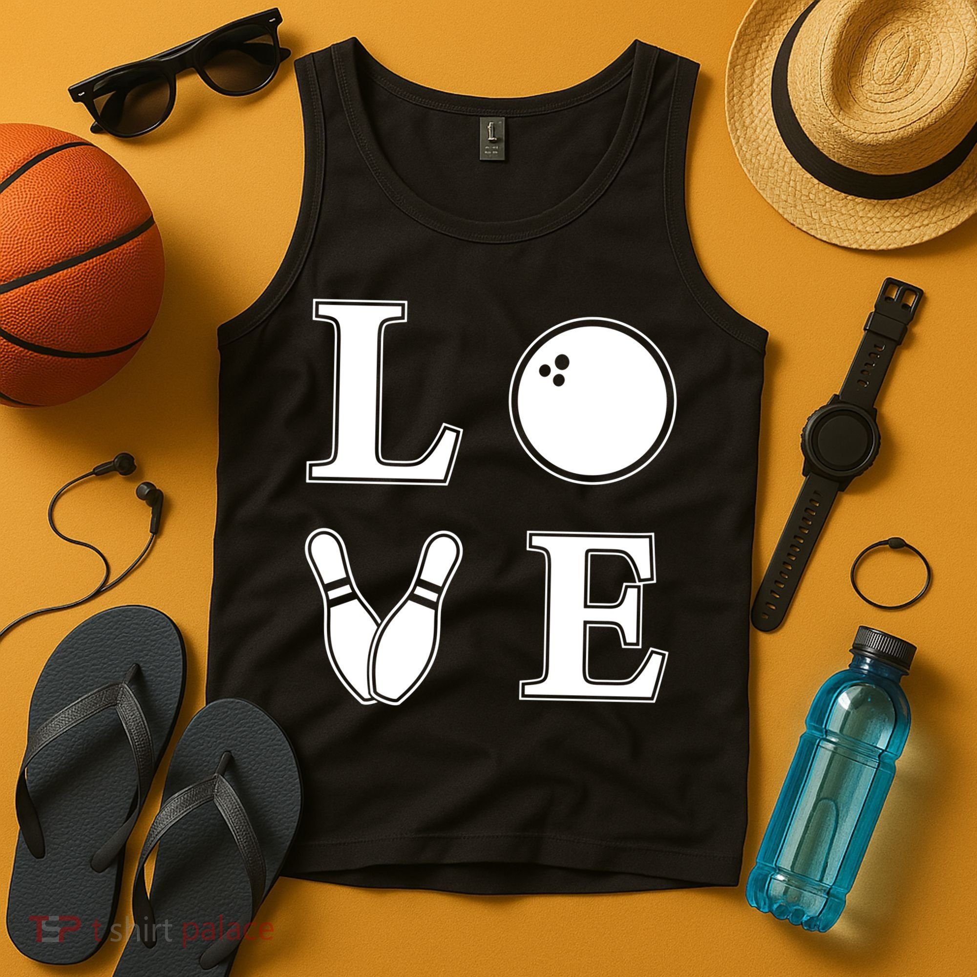 I Love Bowling Life Love To Bowl Bowling Lover Cool Gift Tank Top