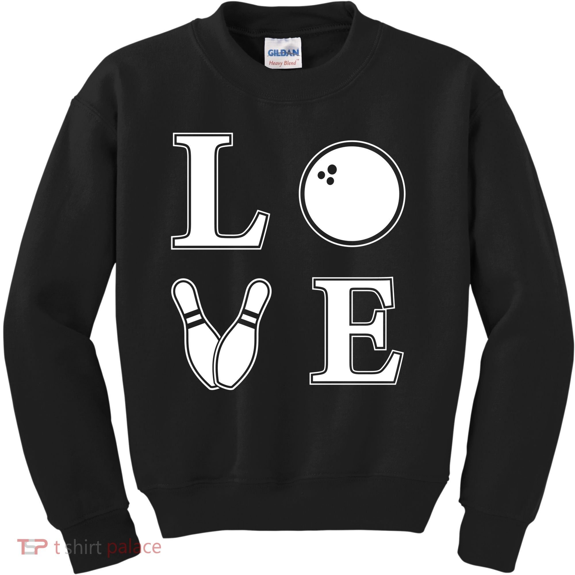 I Love Bowling Life Love To Bowl Bowling Lover Cool Gift Kids Sweatshirt