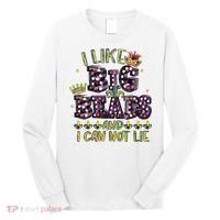 I Like Big Beads And I Can Not Lie Fat Tuesday For Mardi Gras Long Sleeve Shirt thumb 0
