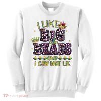 I Like Big Beads And I Can Not Lie Fat Tuesday For Mardi Gras Sweatshirt thumb 0