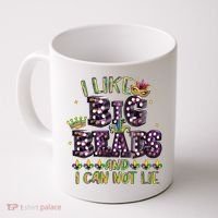 I Like Big Beads And I Can Not Lie Fat Tuesday For Mardi Gras Coffee Mug thumb 0