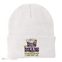 I Like Big Beads And I Can Not Lie Fat Tuesday For Mardi Gras Beanie thumb 0