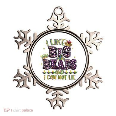 I Like Big Beads And I Can Not Lie Fat Tuesday For Mardi Gras Ornament