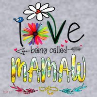 I Love Being Called Mamaw Sunflower Mothers Day Gift Women's Sweatshirt thumb 2