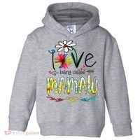 I Love Being Called Mamaw Sunflower Mothers Day Gift Toddler Hoodie thumb 0