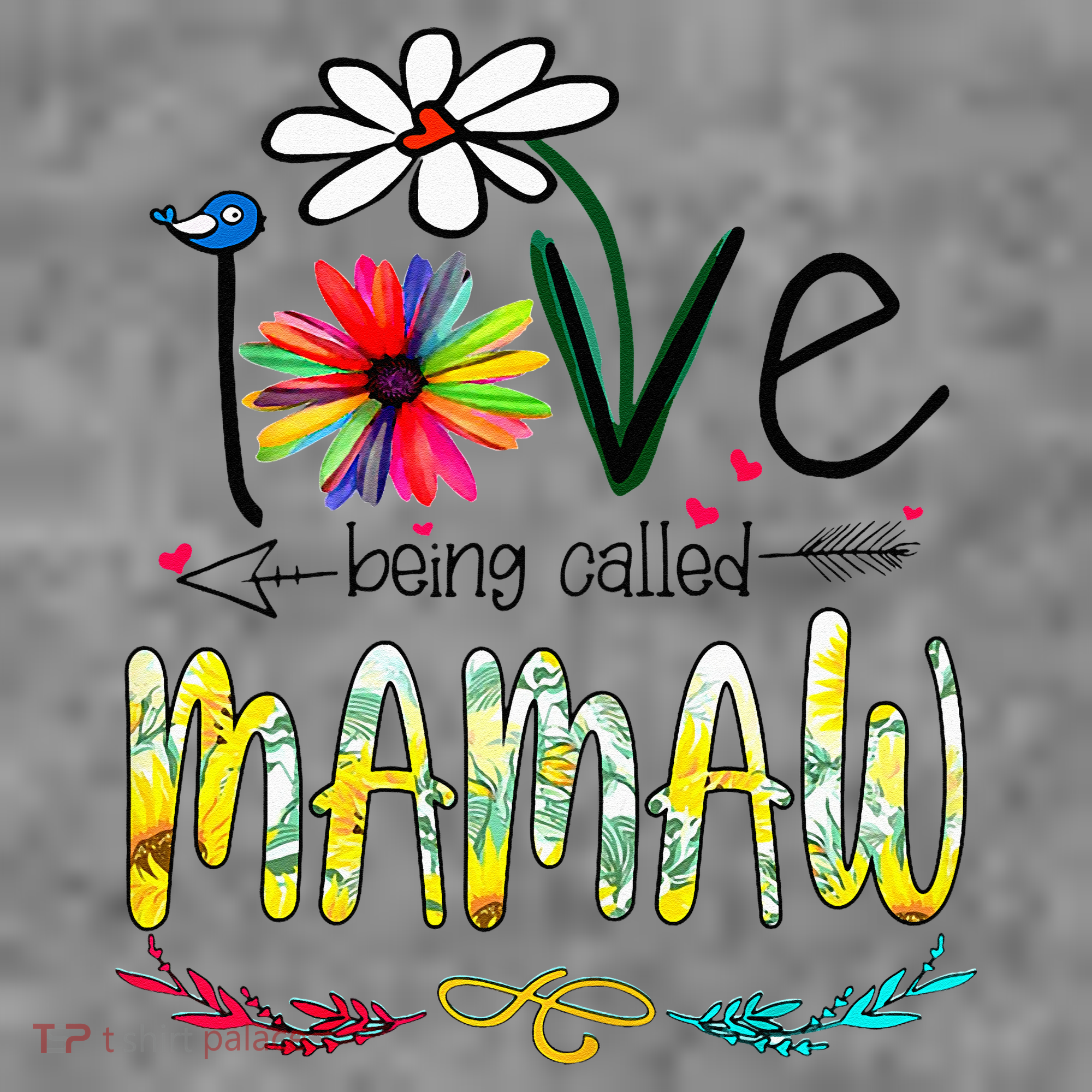 I Love Being Called Mamaw Sunflower Mothers Day Gift Toddler Hoodie
