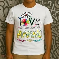 I Love Being Called Mamaw Sunflower Mothers Day Gift T-Shirt thumb 3