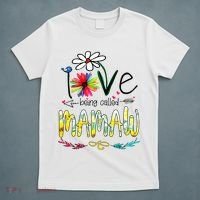 I Love Being Called Mamaw Sunflower Mothers Day Gift T-Shirt thumb 5