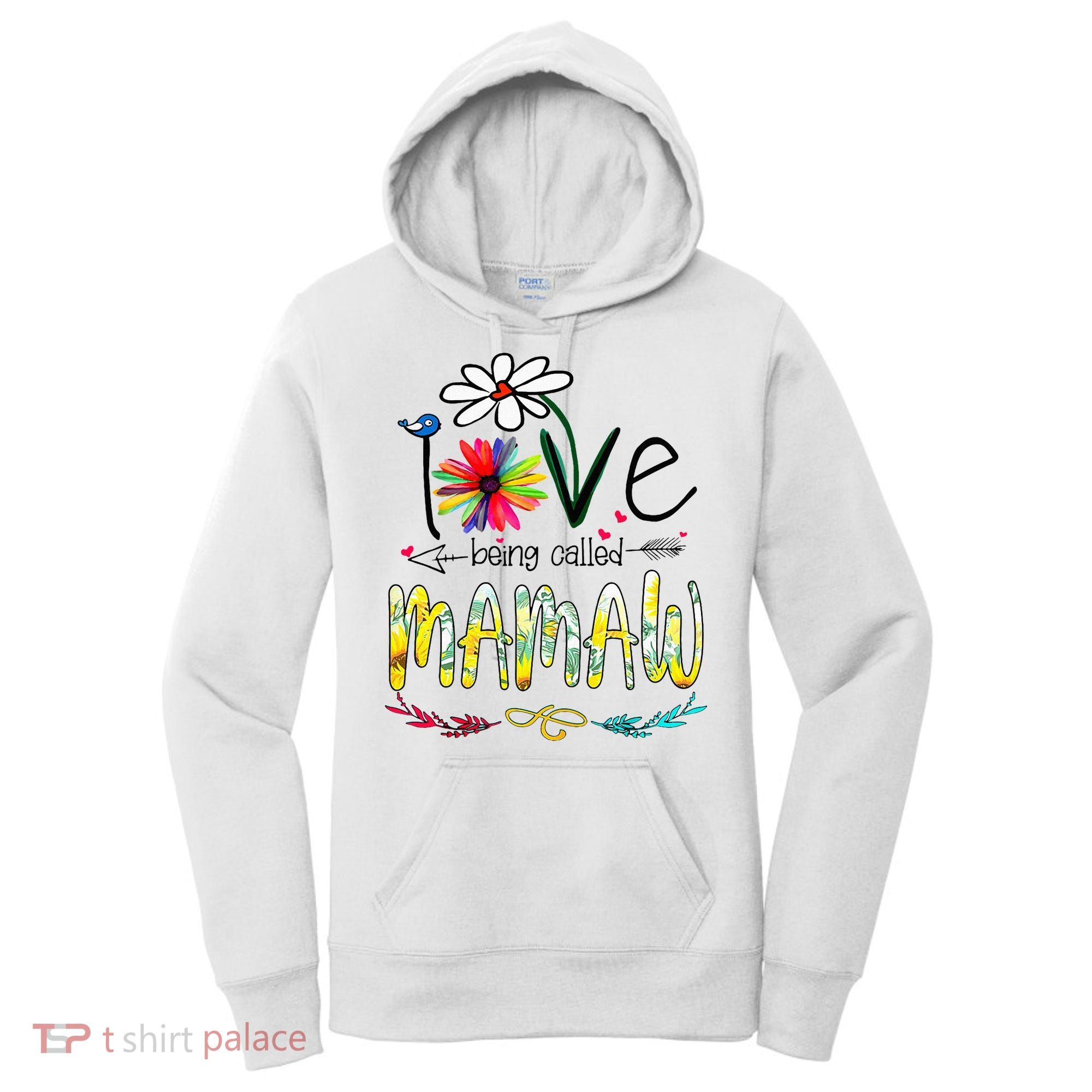 I Love Being Called Mamaw Sunflower Mothers Day Gift Women's Hoodie