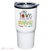 I Love Being Called Mamaw Sunflower Mothers Day Gift Tumbler thumb 0