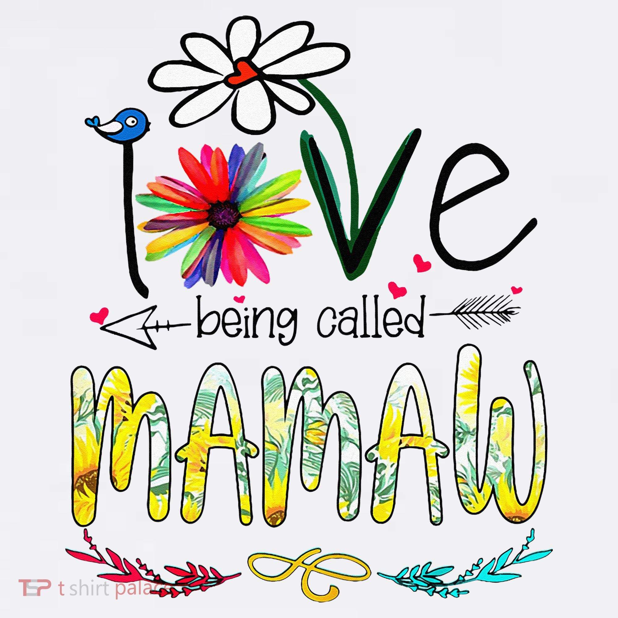 I Love Being Called Mamaw Sunflower Mothers Day Gift Women's Tank Top
