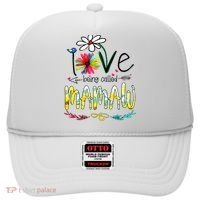 I Love Being Called Mamaw Sunflower Mothers Day Gift Hat thumb 0