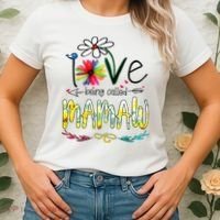 I Love Being Called Mamaw Sunflower Mothers Day Gift Women's T-Shirt thumb 2