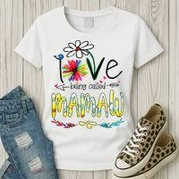 I Love Being Called Mamaw Sunflower Mothers Day Gift Women's T-Shirt thumb 3