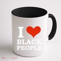 I Love Black People Black Is Beautiful Black Pride Melanin Funny Gift Coffee Mug thumb 1