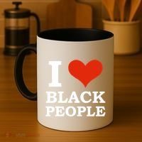 I Love Black People Black Is Beautiful Black Pride Melanin Funny Gift Coffee Mug thumb 4