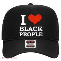 I Love Black People Black Is Beautiful Black Pride Melanin Funny Gift Hat thumb 0