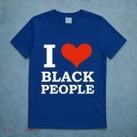 I Love Black People Black Is Beautiful Black Pride Melanin Funny Gift T-Shirt thumb 5