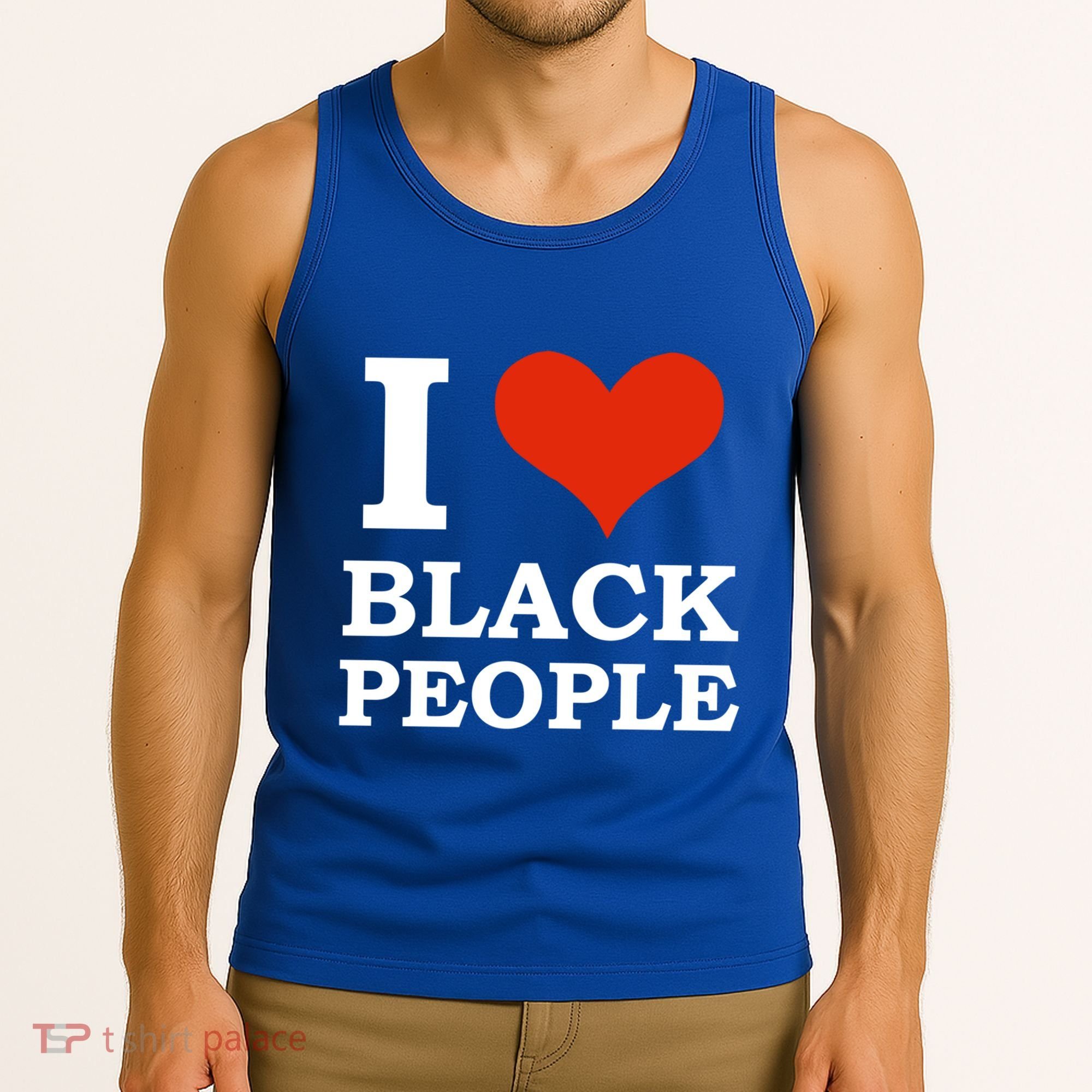 I Love Black People Black Is Beautiful Black Pride Melanin Funny Gift Tank Top