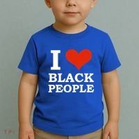 I Love Black People Black Is Beautiful Black Pride Melanin Funny Gift Toddler T-Shirt thumb 2