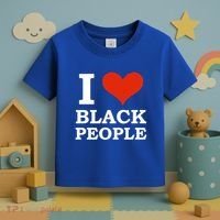 I Love Black People Black Is Beautiful Black Pride Melanin Funny Gift Toddler T-Shirt thumb 3