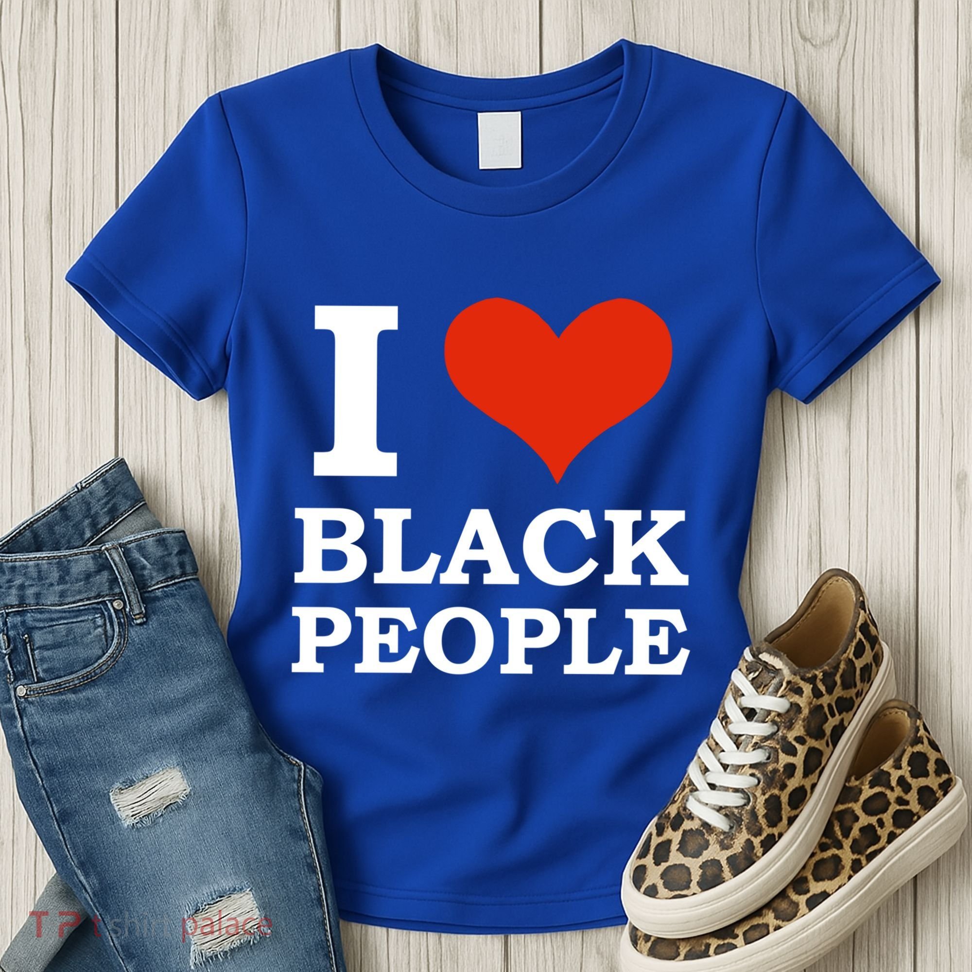 I Love Black People Black Is Beautiful Black Pride Melanin Funny Gift Women's T-Shirt