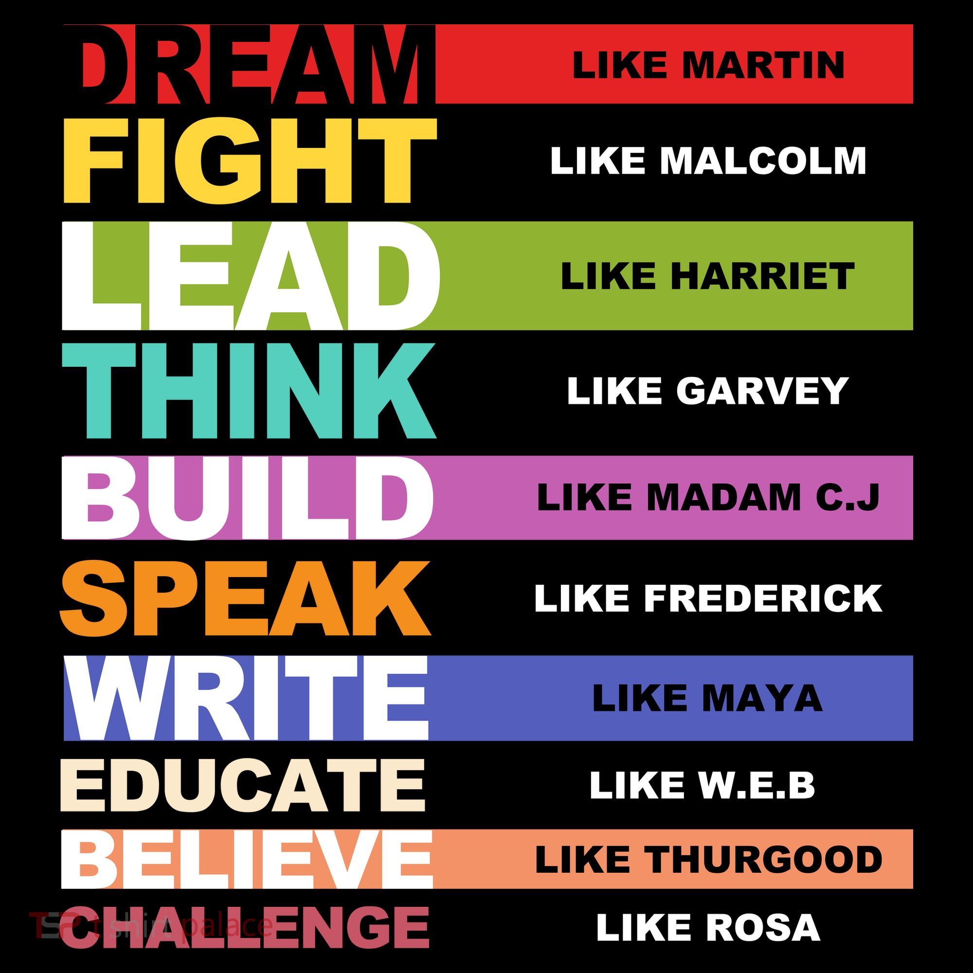 Inspiring Leaders Black History Month Coaster