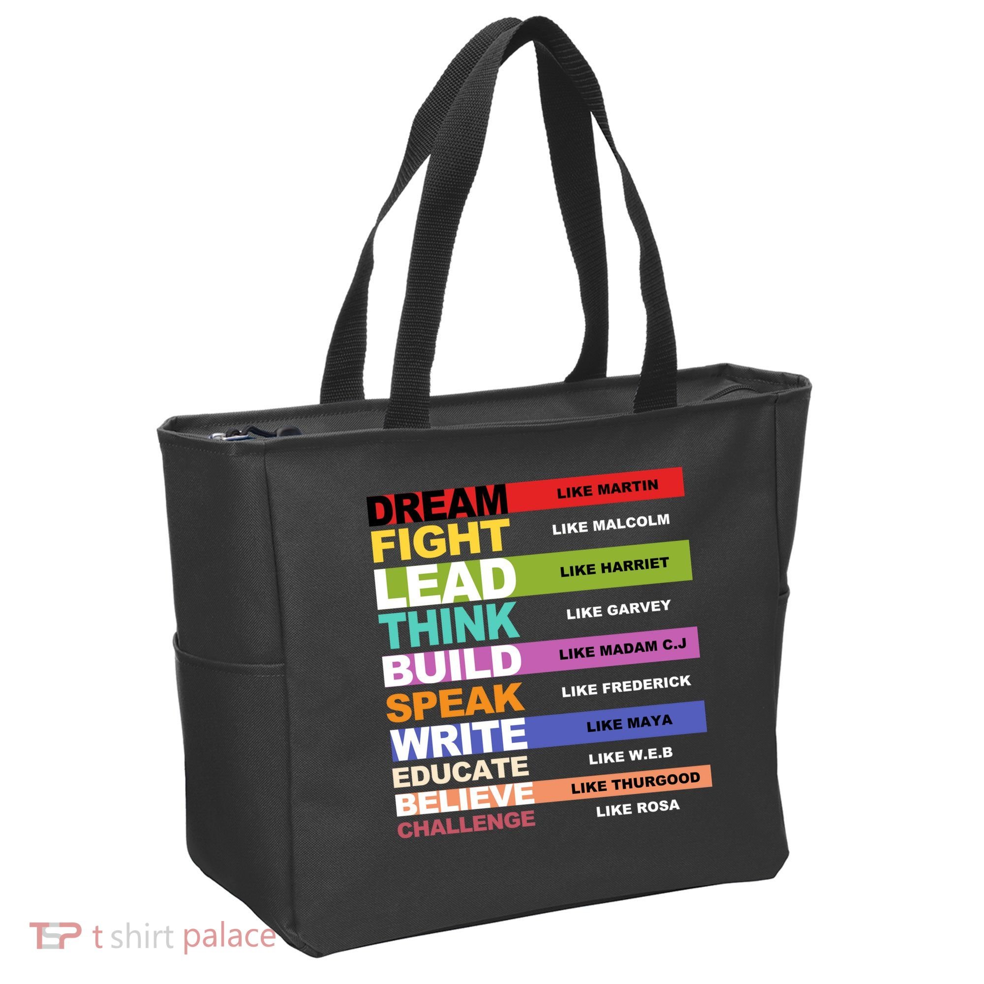 Inspiring Leaders Black History Month Tote Bag