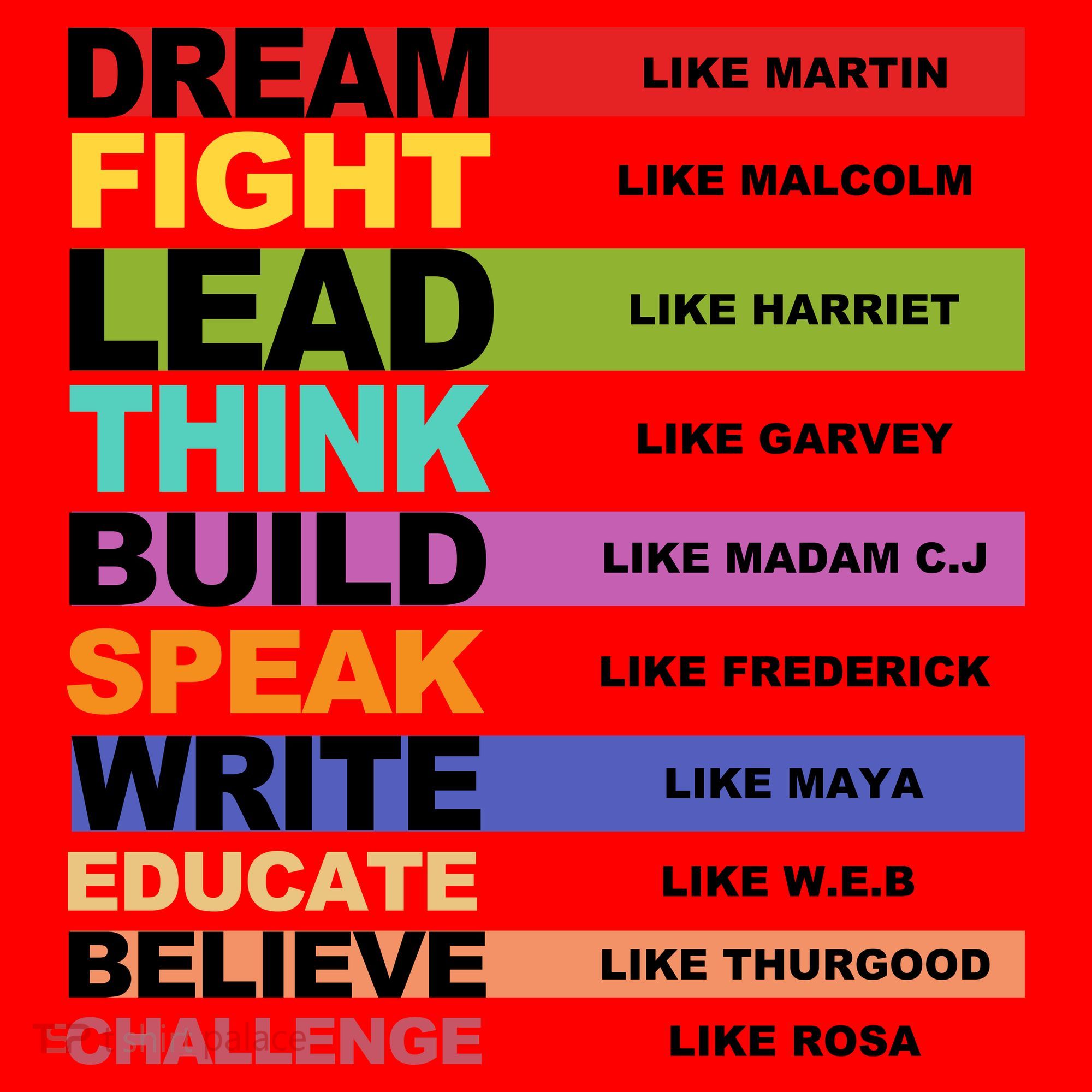 Inspiring Leaders Black History Month Santa Hat