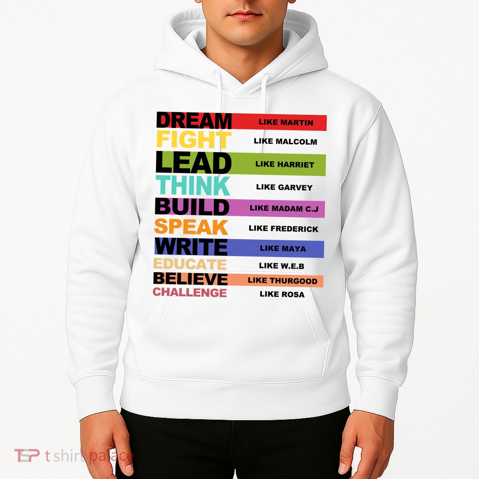 Inspiring Leaders Black History Month Hoodie
