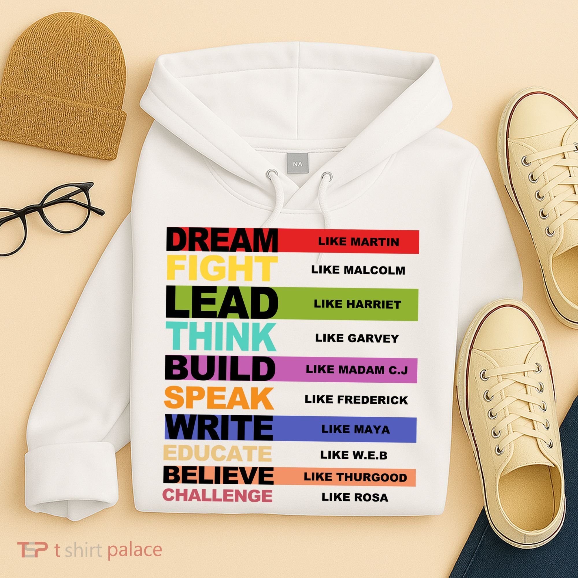 Inspiring Leaders Black History Month Hoodie